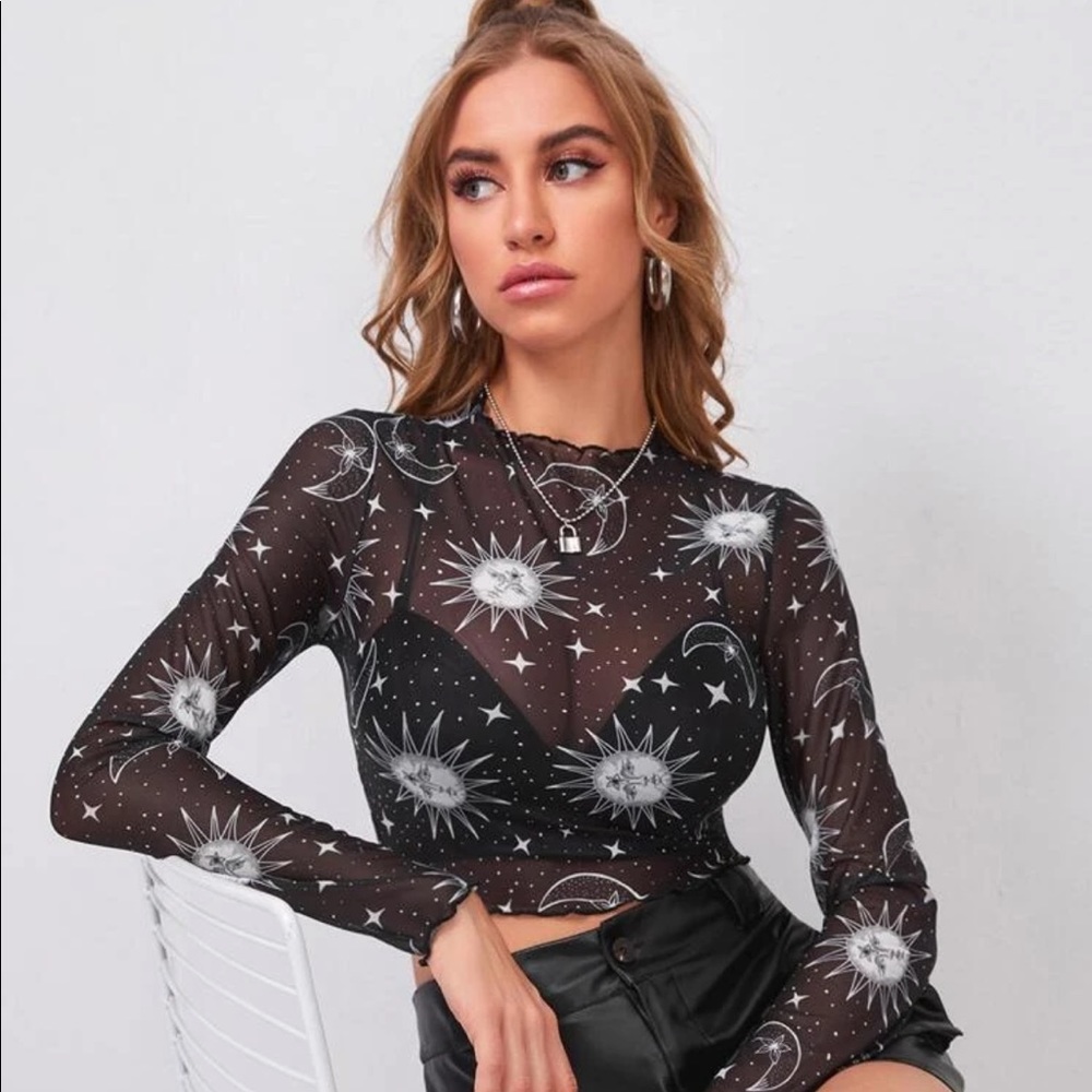 Shein Mesh Top